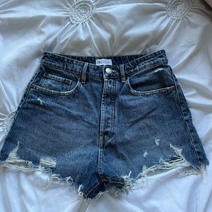 ZARA DENIM SHORTS